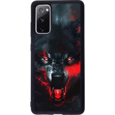 Coque Samsung Galaxy S20 FE 5G - Silicone rigide noir Halloween 2024 mad werewolf