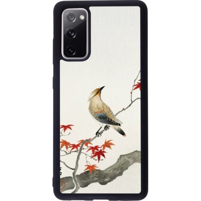 Coque Samsung Galaxy S20 FE 5G - Silicone rigide noir Japanese Bird