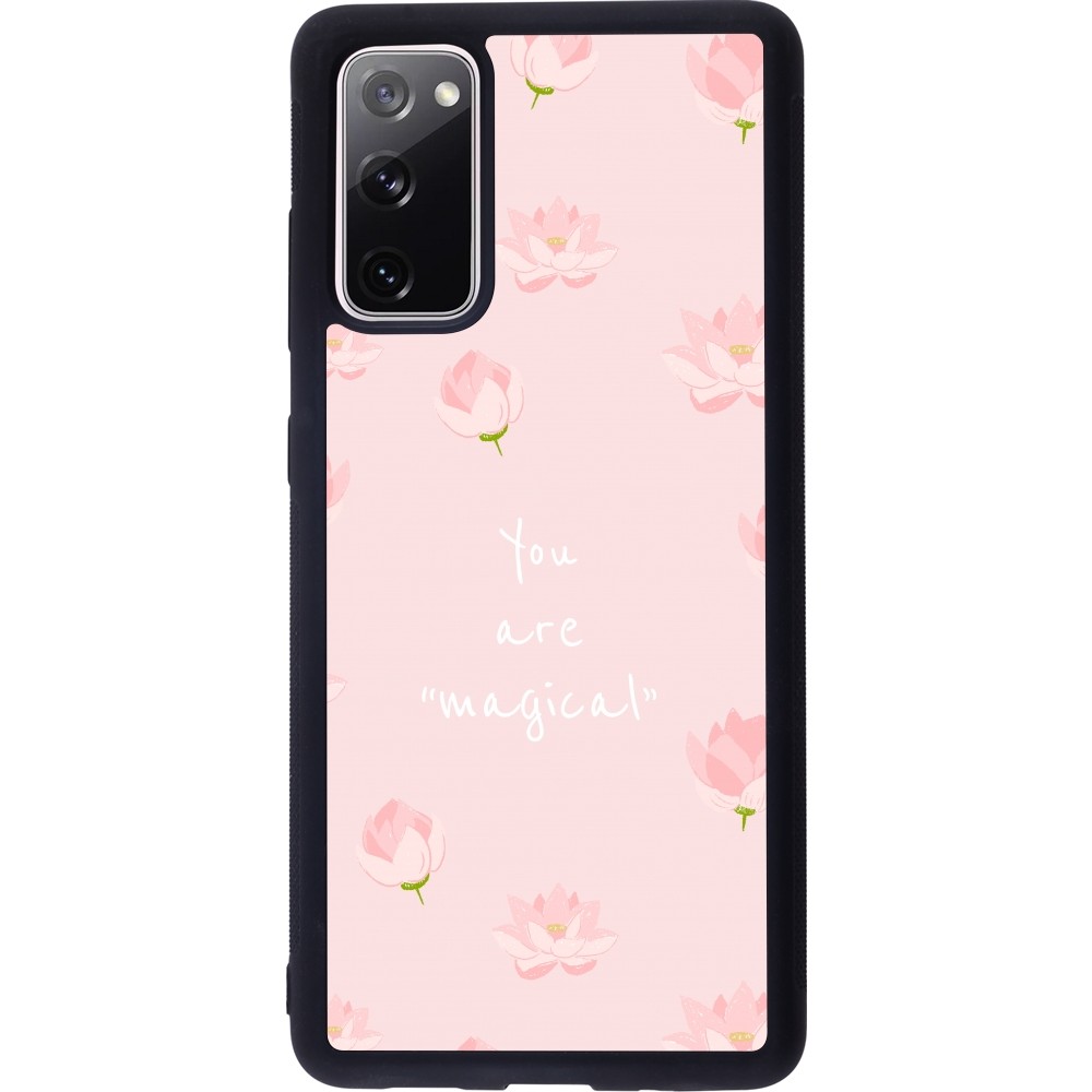 Coque Samsung Galaxy S20 FE 5G - Silicone rigide noir Mom 2023 your are magical