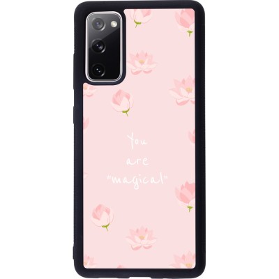 Coque Samsung Galaxy S20 FE 5G - Silicone rigide noir Mom 2023 your are magical