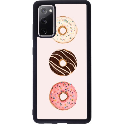 Coque Samsung Galaxy S20 FE 5G - Silicone rigide noir Spring 23 donuts