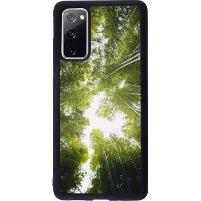 Coque Samsung Galaxy S20 FE 5G - Silicone rigide noir Spring 23 forest blue sky