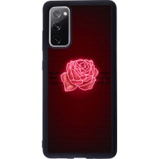 Coque Samsung Galaxy S20 FE 5G - Silicone rigide noir Spring 23 neon rose