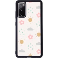 Coque Samsung Galaxy S20 FE 5G - Silicone rigide noir Spring 23 weather