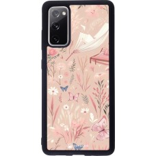 Coque Samsung Galaxy S20 FE 5G - Silicone rigide noir Summer Pastel Pattern