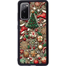 Coque Samsung Galaxy S20 FE 5G - Silicone rigide noir Noël 2023 micro pattern