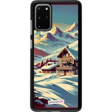 Samsung Galaxy S20+ Case Hülle - Chalet Berg verschneit