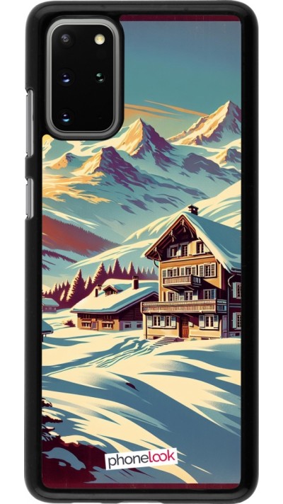 Coque Samsung Galaxy S20+ - Chalet montagne enneigée