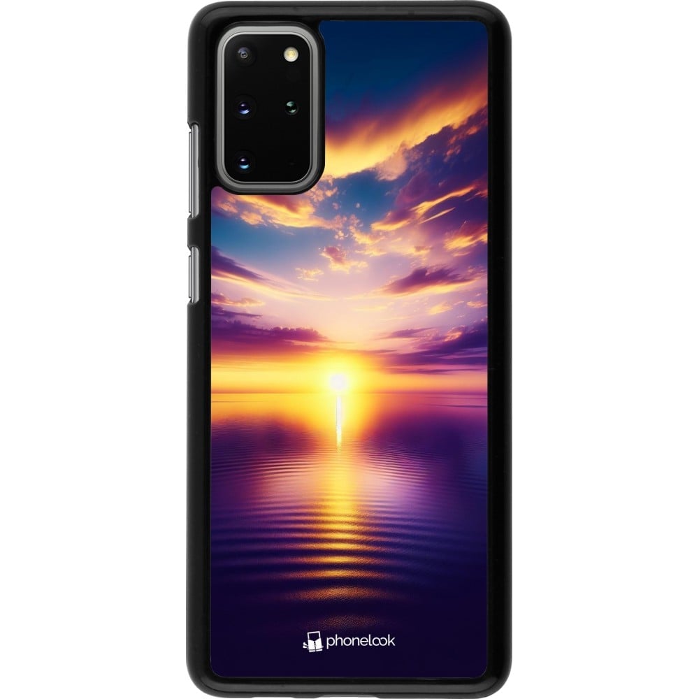 Coque Samsung Galaxy S20+ - Coucher soleil jaune violet