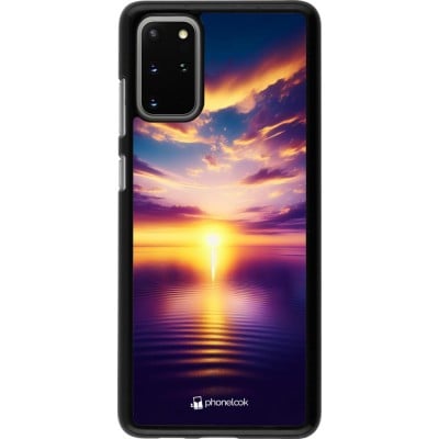 Coque Samsung Galaxy S20+ - Coucher soleil jaune violet