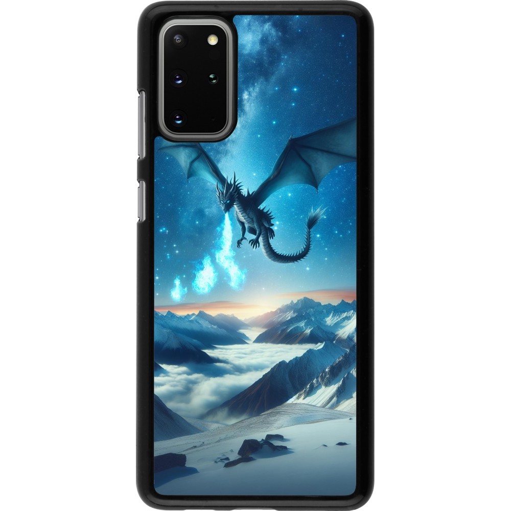 Samsung Galaxy S20+ Case Hülle - Drache nächtliche Berg