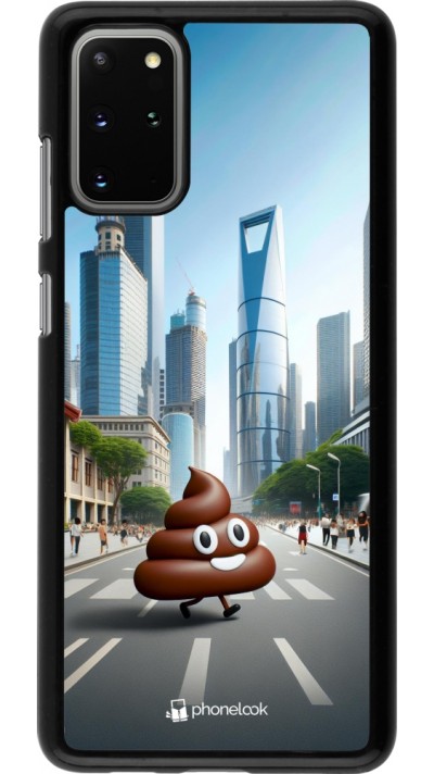 Coque Samsung Galaxy S20+ - Emoji Caca walk