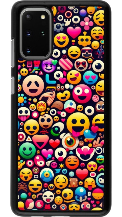 Coque Samsung Galaxy S20+ - Emoji Mix Color