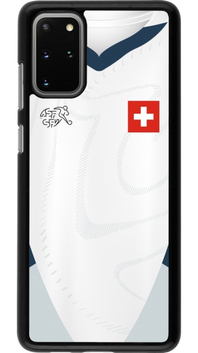 Coque Samsung Galaxy S20+ - Maillot de football Suisse Extérieur personnalisable