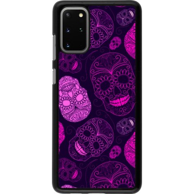 Coque Samsung Galaxy S20+ - Halloween 2023 pink skulls