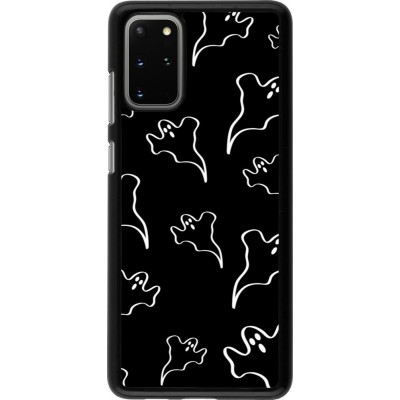 Coque Samsung Galaxy S20+ - Halloween 2024 black and white ghosts