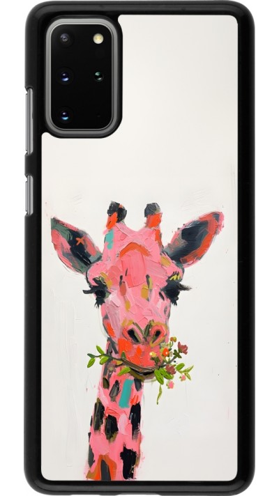 Coque Samsung Galaxy S20+ - Pink Girafe Paint