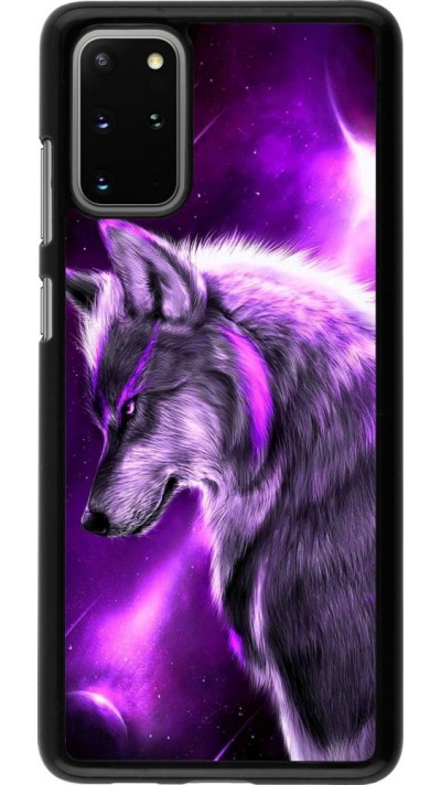 Coque Samsung Galaxy S20+ - Purple Sky Wolf