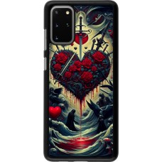 Coque Samsung Galaxy S20+ - Dark Love Coeur Sang