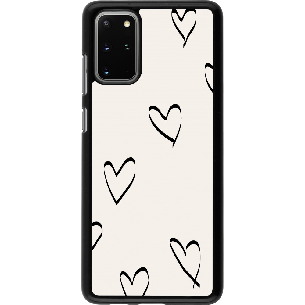 Coque Samsung Galaxy S20+ - Valentine 2023 minimalist hearts