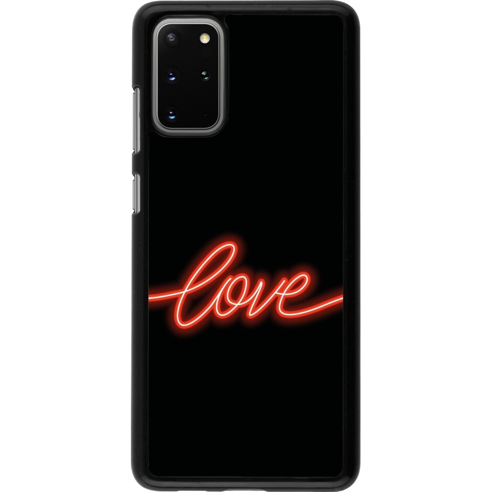 Coque Samsung Galaxy S20+ - Valentine 2023 neon love