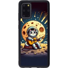 Coque Samsung Galaxy S20+ - Silicone rigide noir AstroCat RockLune