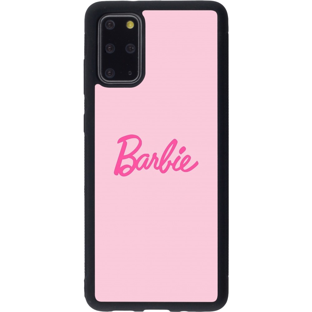 Samsung Galaxy S20+ Case Hülle - Silikon schwarz Barbie Text