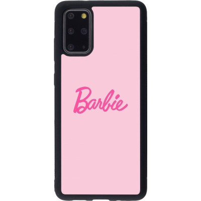 Coque Samsung Galaxy S20+ - Silicone rigide noir Barbie Text