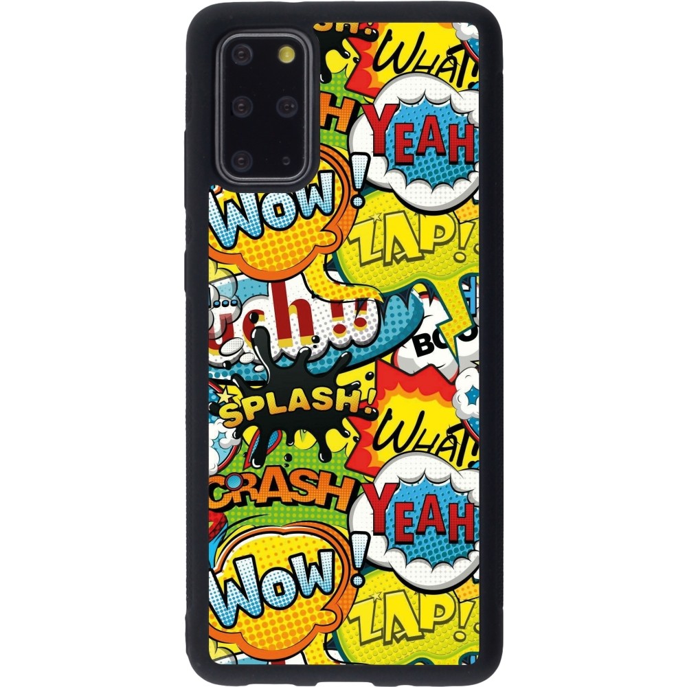 Coque Samsung Galaxy S20+ - Silicone rigide noir Cartoons slogans