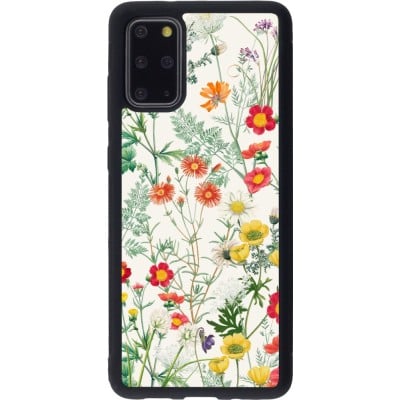 Coque Samsung Galaxy S20+ - Silicone rigide noir Flora Botanical Wildlife