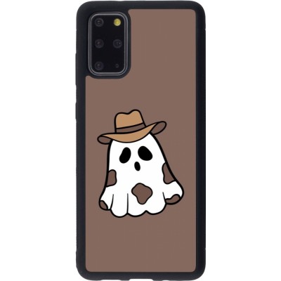 Coque Samsung Galaxy S20+ - Silicone rigide noir Halloween 2024 cowboy ghost