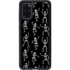 Coque Samsung Galaxy S20+ - Silicone rigide noir Halloween 2024 dancing skeleton