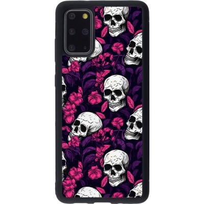 Coque Samsung Galaxy S20+ - Silicone rigide noir Halloween 2024 romantic skulls