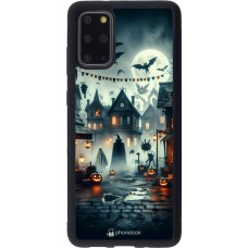 Coque Samsung Galaxy S20+ - Silicone rigide noir Halloween Spookville