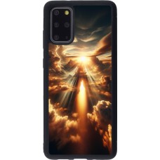 Coque Samsung Galaxy S20+ - Silicone rigide noir Lueur Céleste Zenith