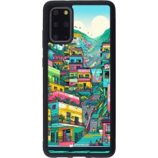 Coque Samsung Galaxy S20+ - Silicone rigide noir Medellin Comuna 13 Art