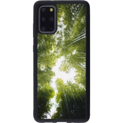 Coque Samsung Galaxy S20+ - Silicone rigide noir Spring 23 forest blue sky