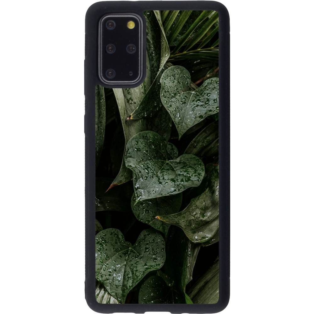 Coque Samsung Galaxy S20+ - Silicone rigide noir Spring 23 fresh plants