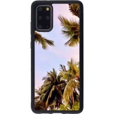 Coque Samsung Galaxy S20+ - Silicone rigide noir Summer 2023 palm tree vibe