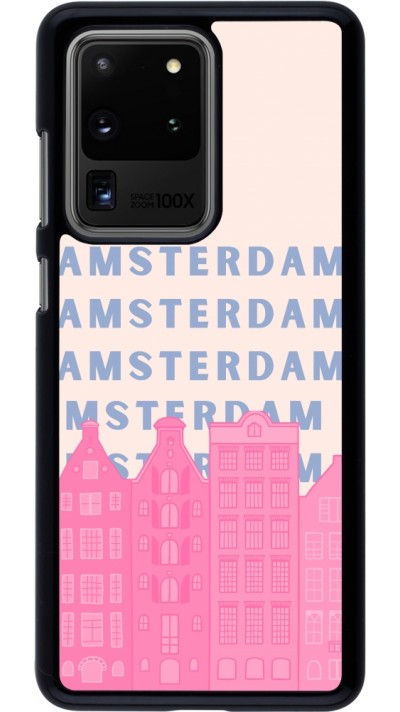 Coque Samsung Galaxy S20 Ultra - Amsterdam Pink Print