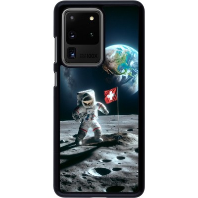 Coque Samsung Galaxy S20 Ultra - Astro Suisse sur lune