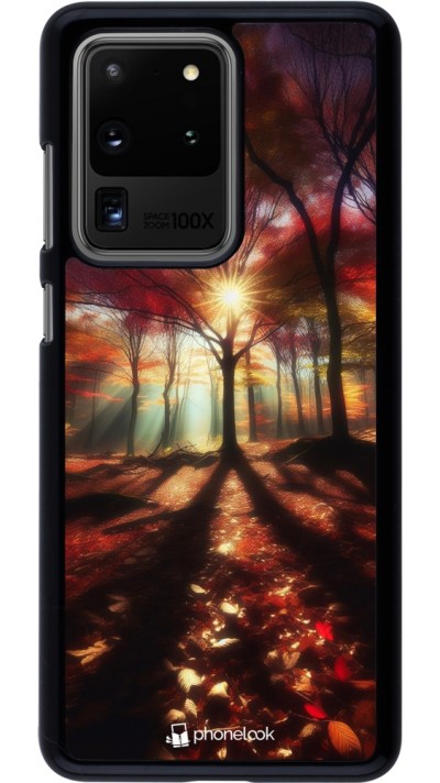 Coque Samsung Galaxy S20 Ultra - Automne doré glare