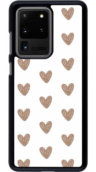 Coque Samsung Galaxy S20 Ultra - Autumn 2024 brown hearts