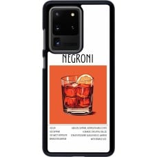 Coque Samsung Galaxy S20 Ultra - Cocktail recette Negroni