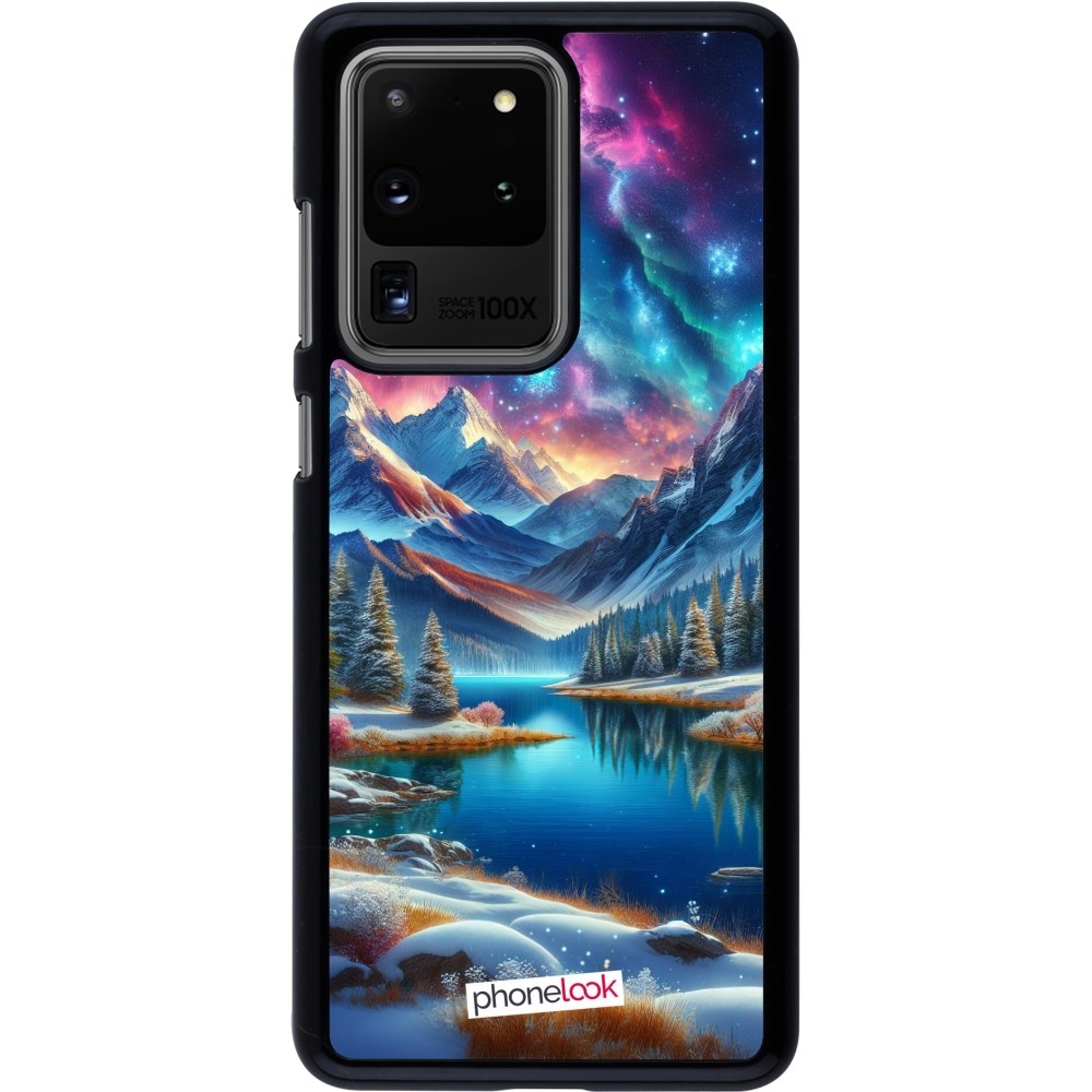 Coque Samsung Galaxy S20 Ultra - Fantasy Mountain Lake Sky Stars