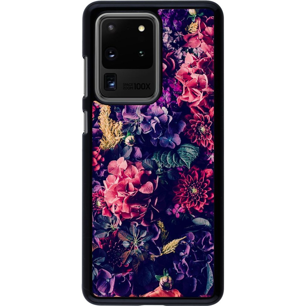 Coque Samsung Galaxy S20 Ultra - Flowers Dark