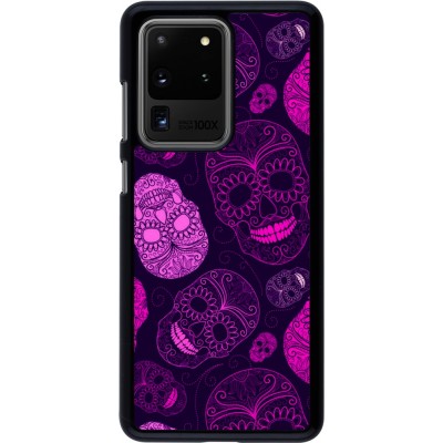 Coque Samsung Galaxy S20 Ultra - Halloween 2023 pink skulls