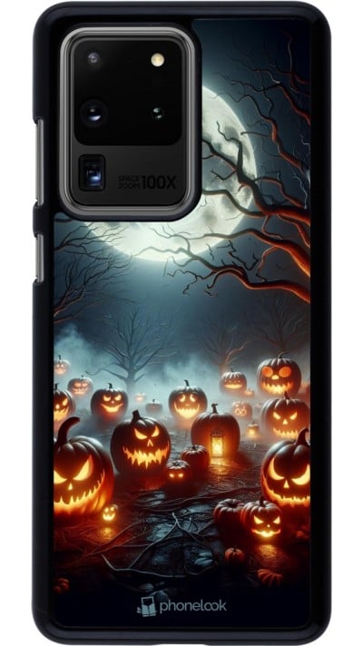 Coque Samsung Galaxy S20 Ultra - Halloween 2024 Many Pumpkins