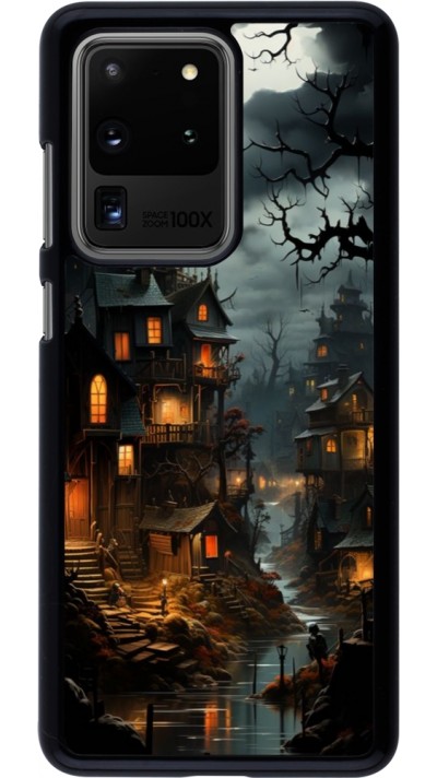 Coque Samsung Galaxy S20 Ultra - Halloween 2024 scary town