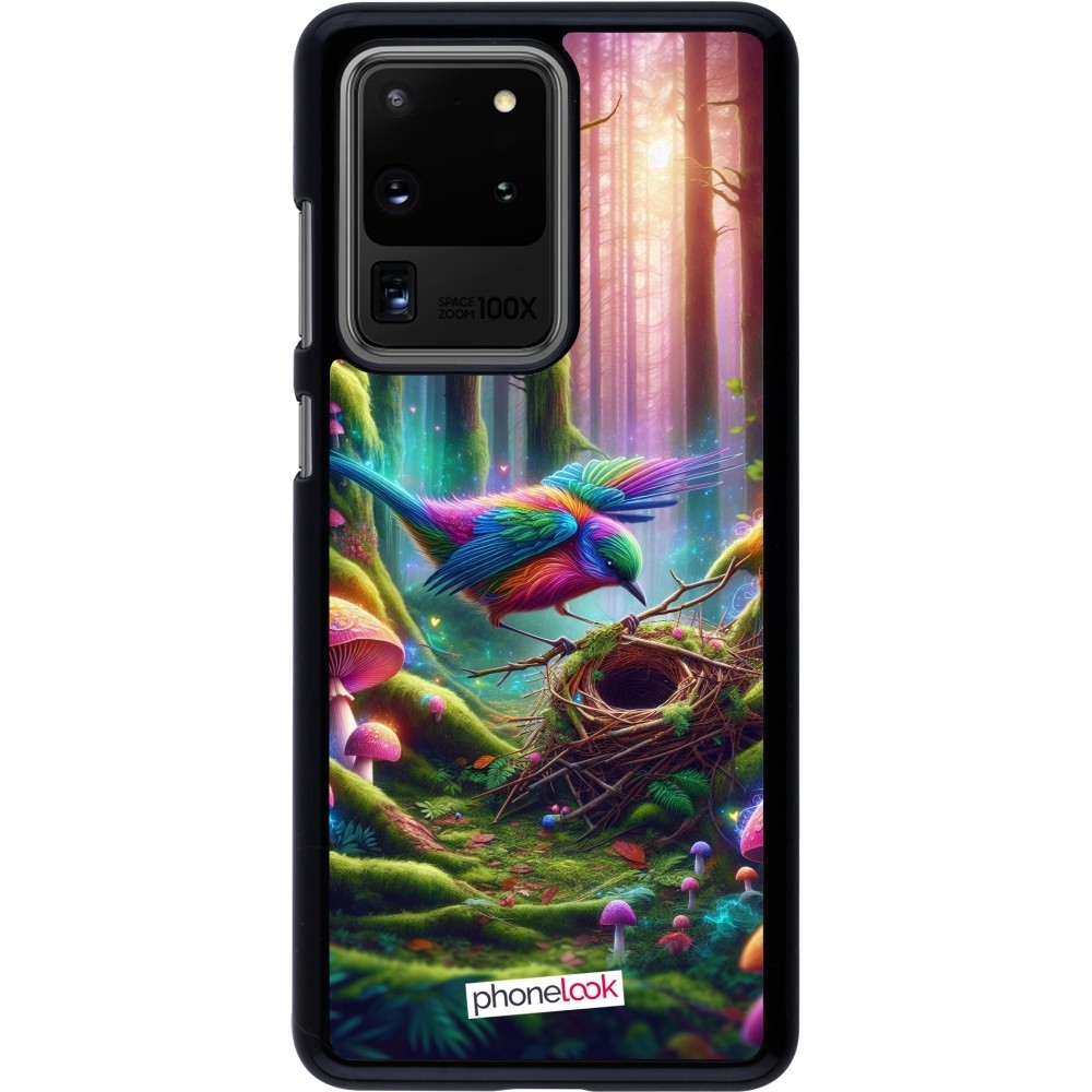 Coque Samsung Galaxy S20 Ultra - Oiseau Nid Forêt